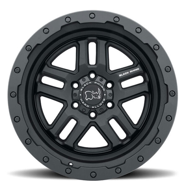 Llanta Black Rhino Barstow Matte Black 20X9.5 6X135/12/ Roadspeed
