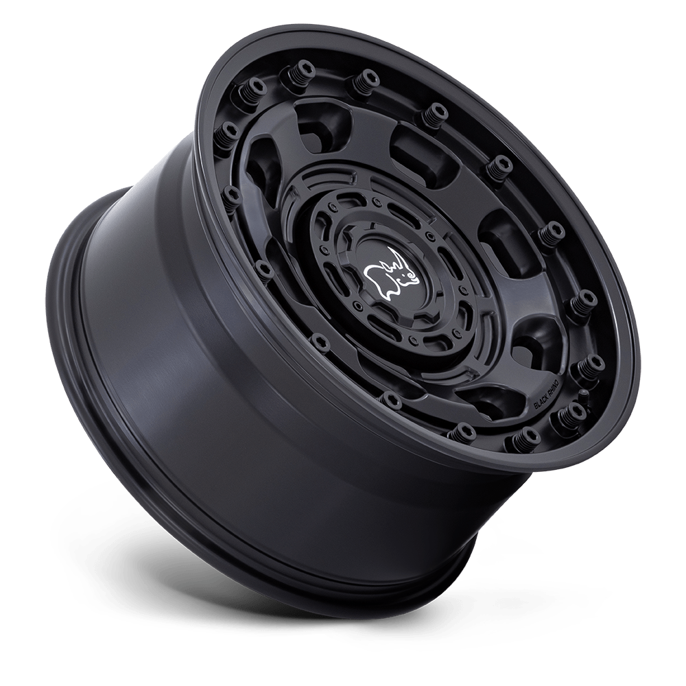 Llanta Black Rhino Atlas Matte Black 17X8.5 6X135/6X139.7 /-10 | Roadspeed - Imagen 3