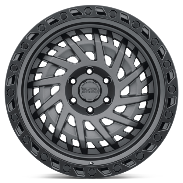 Llanta Black Rhino Shredder Matte Funmetal/Blk Lip 17X9.0 5X127/-18/ Roadspeed