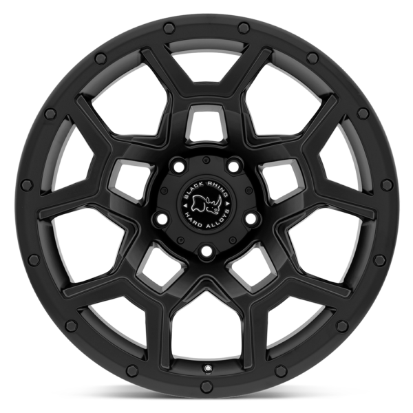 Llanta Black Rhino Overland Matte Black 17X8.0 5X120/+35