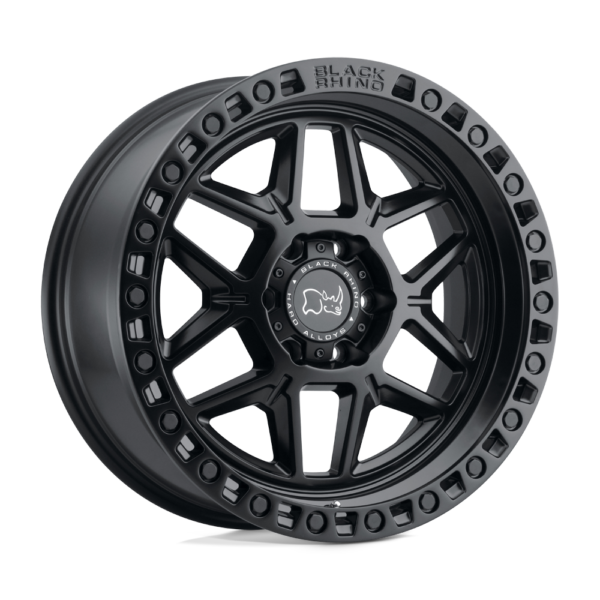 Llanta Black Rhino Kelso Matte Black W/Black Bolts 18X9.0 6X139.7/12/ Roadspeed - Imagen 3