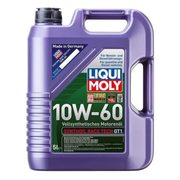 Aceite Liqui Moly 10W60 Synthoil Race Tech GT1 5 litros/ Roadspeed