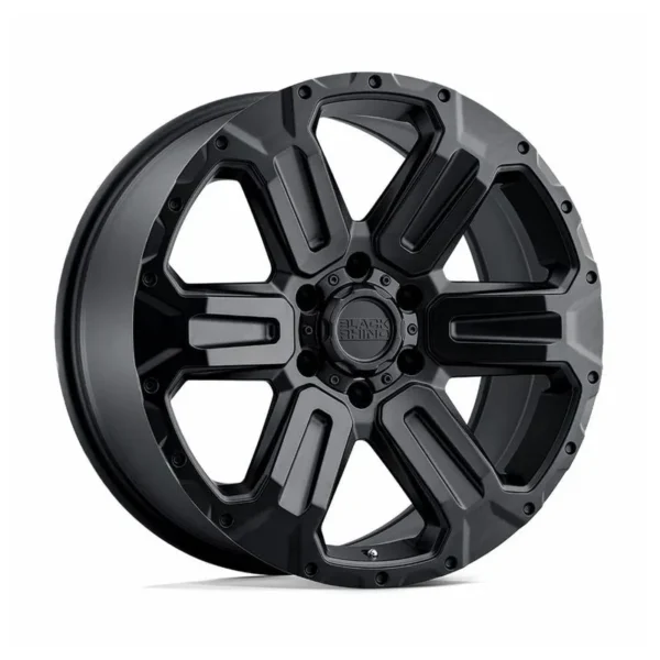 Llanta Black Rhino Wanaka Matte Black 17X8.5 6X139.7/12/ Roadspeed