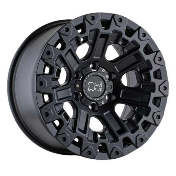 Llanta Black Rhino Ozark Matte Black 17X9.5 6X114.3/12/ Roadspeed