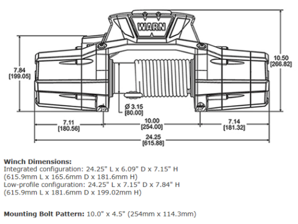 Winche Warn Zeon 12/ Roadspeed - Imagen 2