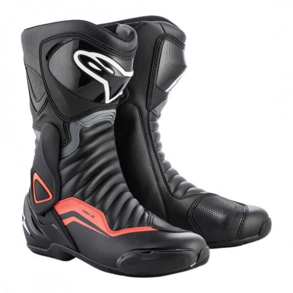 Bota Alpinestars SMX-6 V2 Black Red Fluo