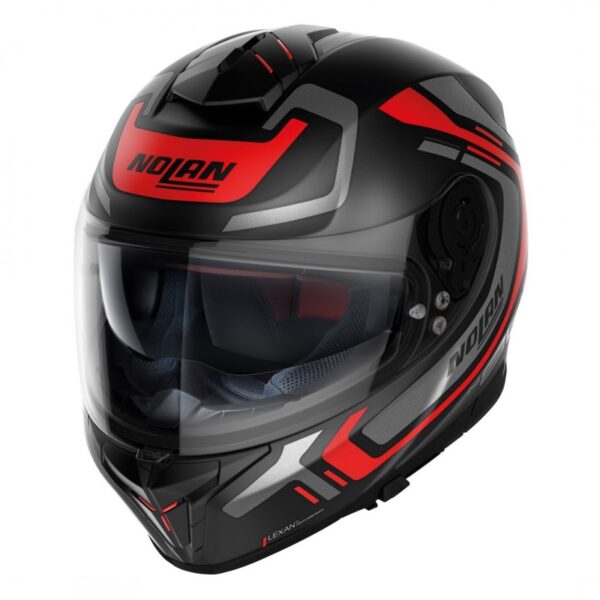 Casco Nolan N80-8 Ally 039 Flat BLK/RED Grey