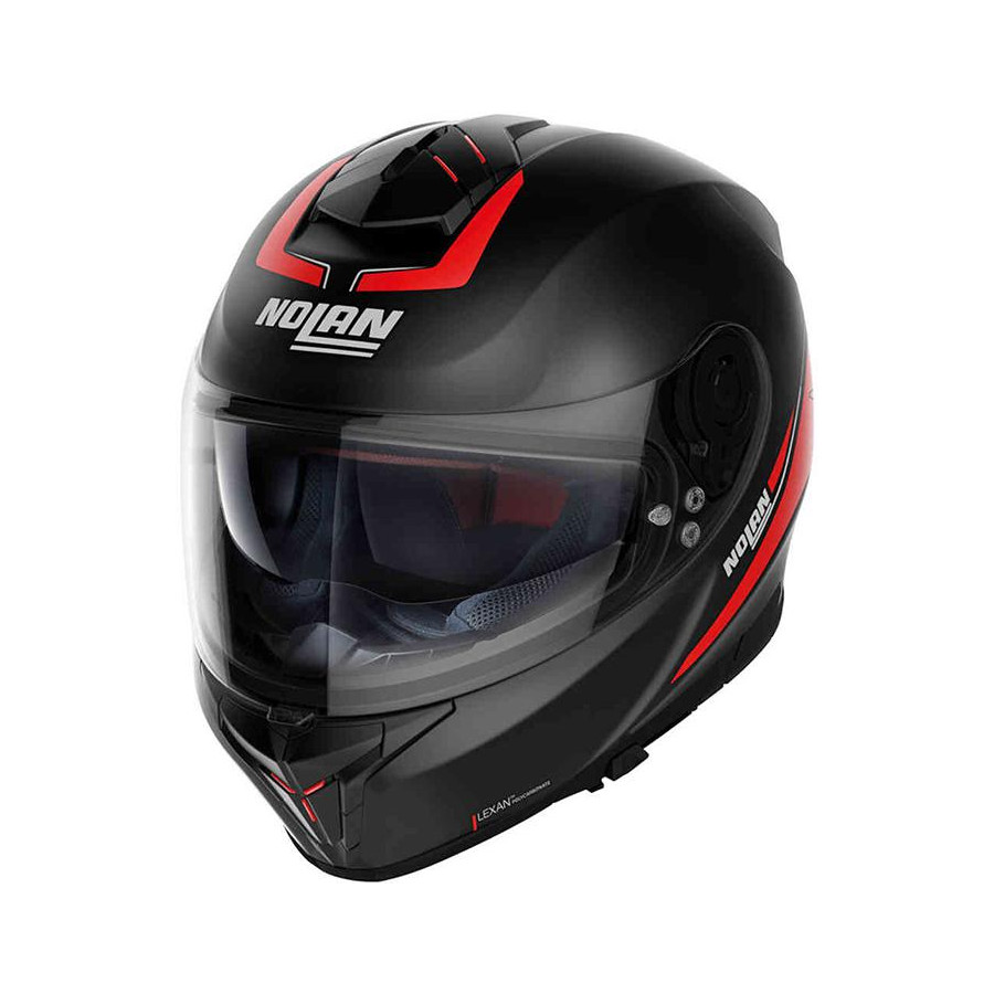 Casco Nolan N80-8 Staple 054 Flat BLK/RED