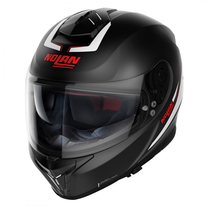 Casco Nolan N80-8 Staple 053 Flat Blk/Wth
