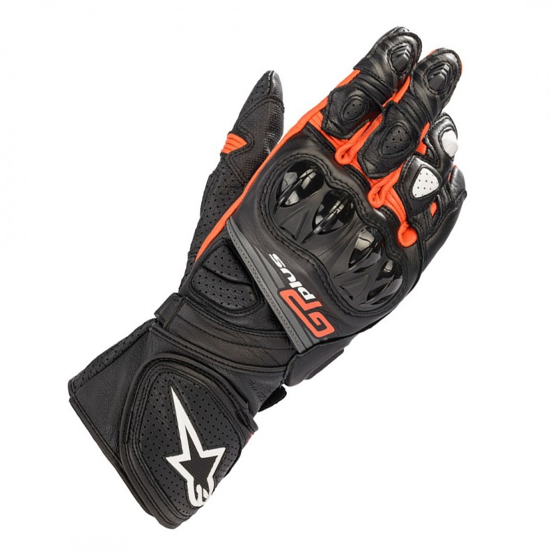 Guante Alpinestars GP Plus R V2 Black Red Fluo