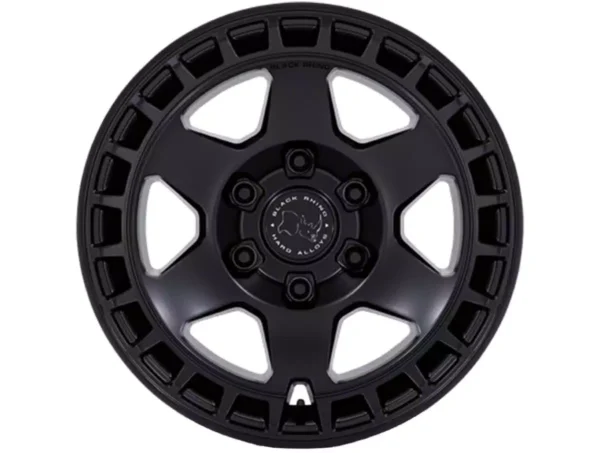 Llanta Black Rhino Bahari Matte Black 17X8.5 6X139.7/25/ Roadspeed - Imagen 2
