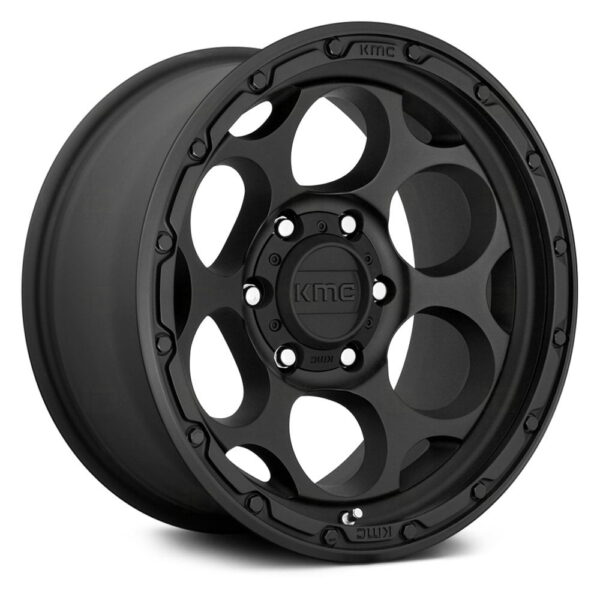 Llanta KMC Dirty Harry Textured Black  KM541 17X8.5 6X139.7/00