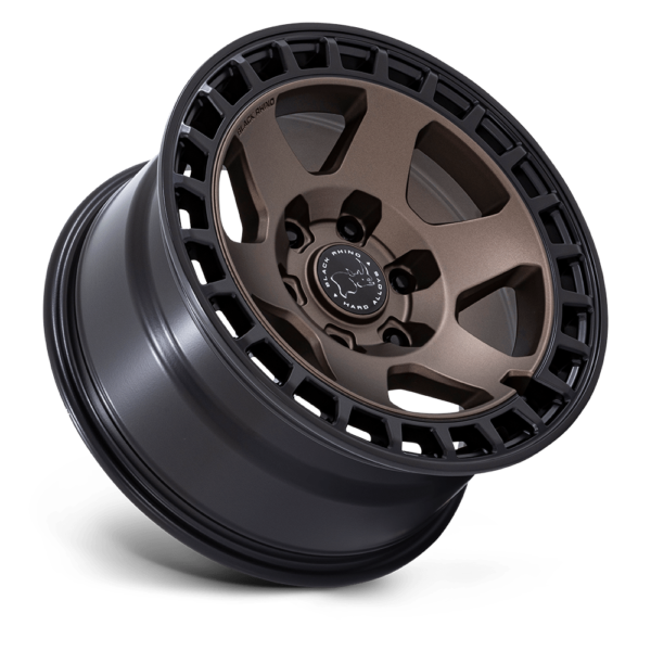 Llanta Black Rhino Bahari Matte Bronze W/Blk Bolts 17X8.5 6X139.7/12/ Roadspeed - Imagen 3