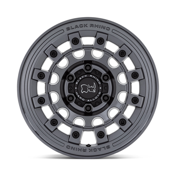 Llanta Black Rhino Fuji Matte Gunmetal 17X9.0 6X139.7/-12/ Roadspeed - Imagen 3