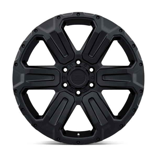 Llanta Black Rhino Wanaka Matte Black 17X8.5 6X139.7/12/ Roadspeed - Imagen 3