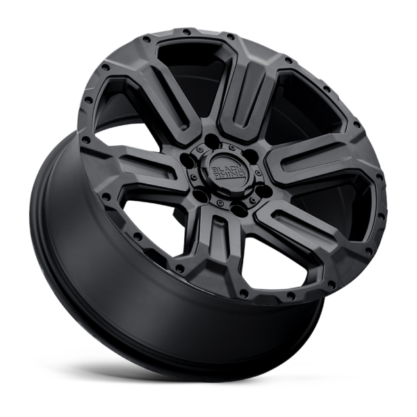 Llanta Black Rhino Wanaka Matte Black 17X8.5 6X139.7/12/ Roadspeed - Imagen 2
